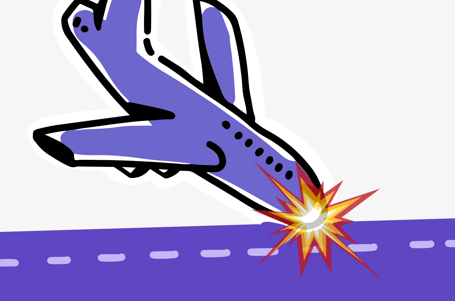 El aterrizaje forzoso